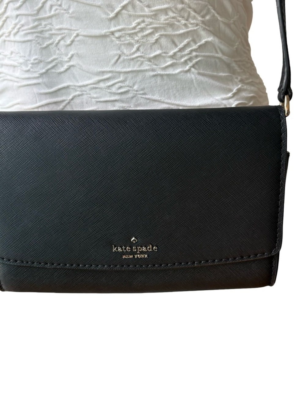 Kate Spade Laurel Way Addison Crossbody  Bag Wallet On Strap Saffiano - Picture 4 of 12